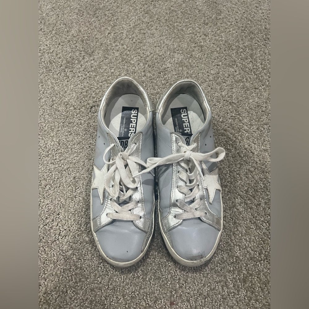 Golden Goode Superstars Grey with Silver accents